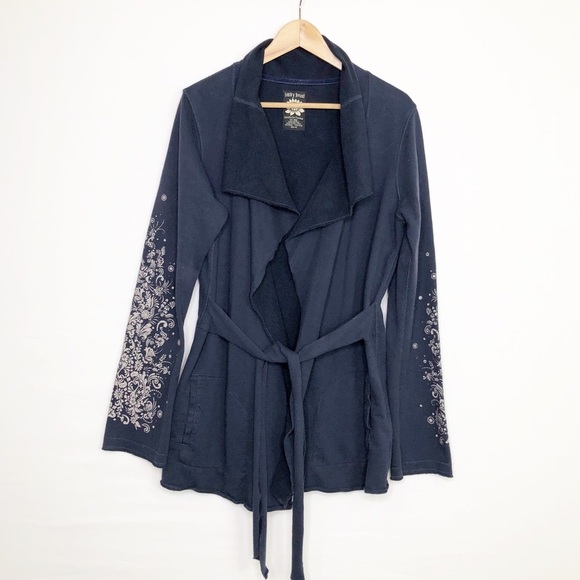 Lucky Brand Y2K navy blue graphic, print, two piece jogger set - Picture 13 of 13